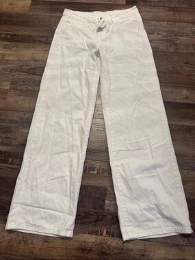 PacSun White Wide-Leg Jeans